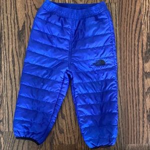 North Face reversible snow pants